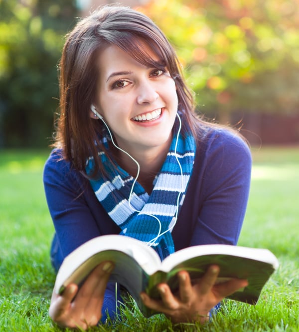 girl studying